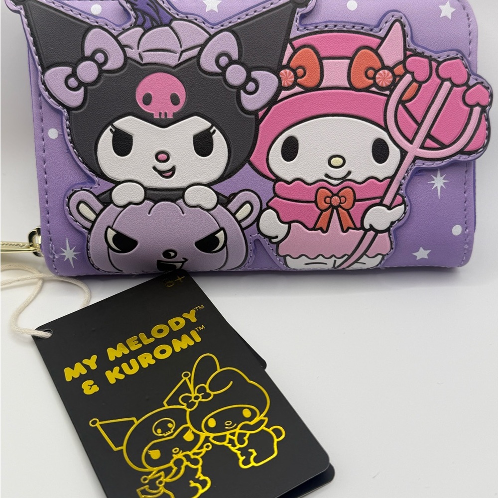 Loungefly Purple My Melody & Kuromi Wallet